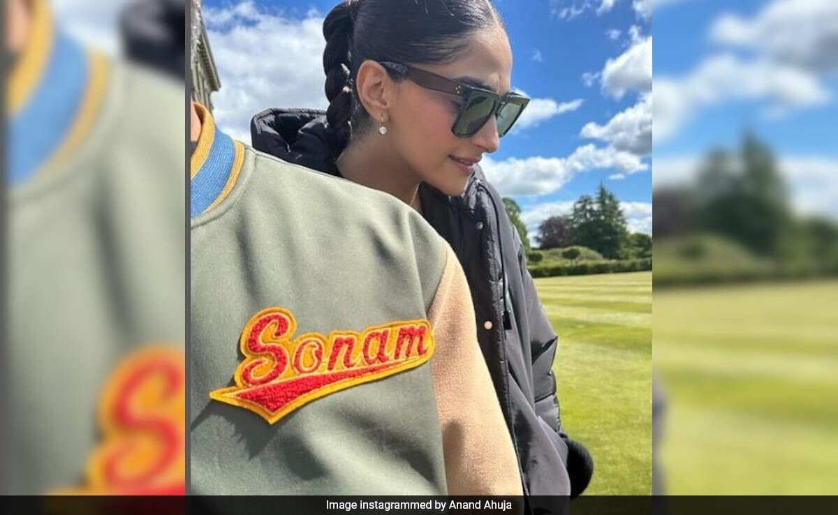 Anand Ahuja Wears A Sweatshirt With Wife Sonam Kapoor’s Name Written Over It