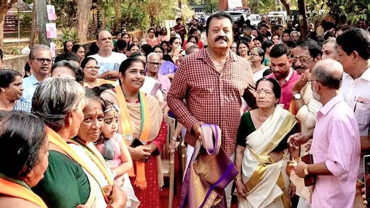 BJP on the cusp of electoral history in Kerala with the Suresh Gopi act