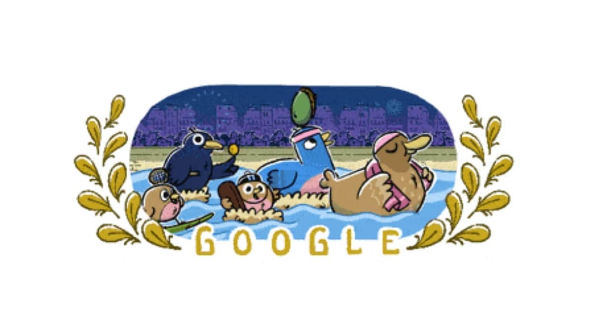 Google Doodle Celebrates opening ceremony of Paris 2024 Olympics