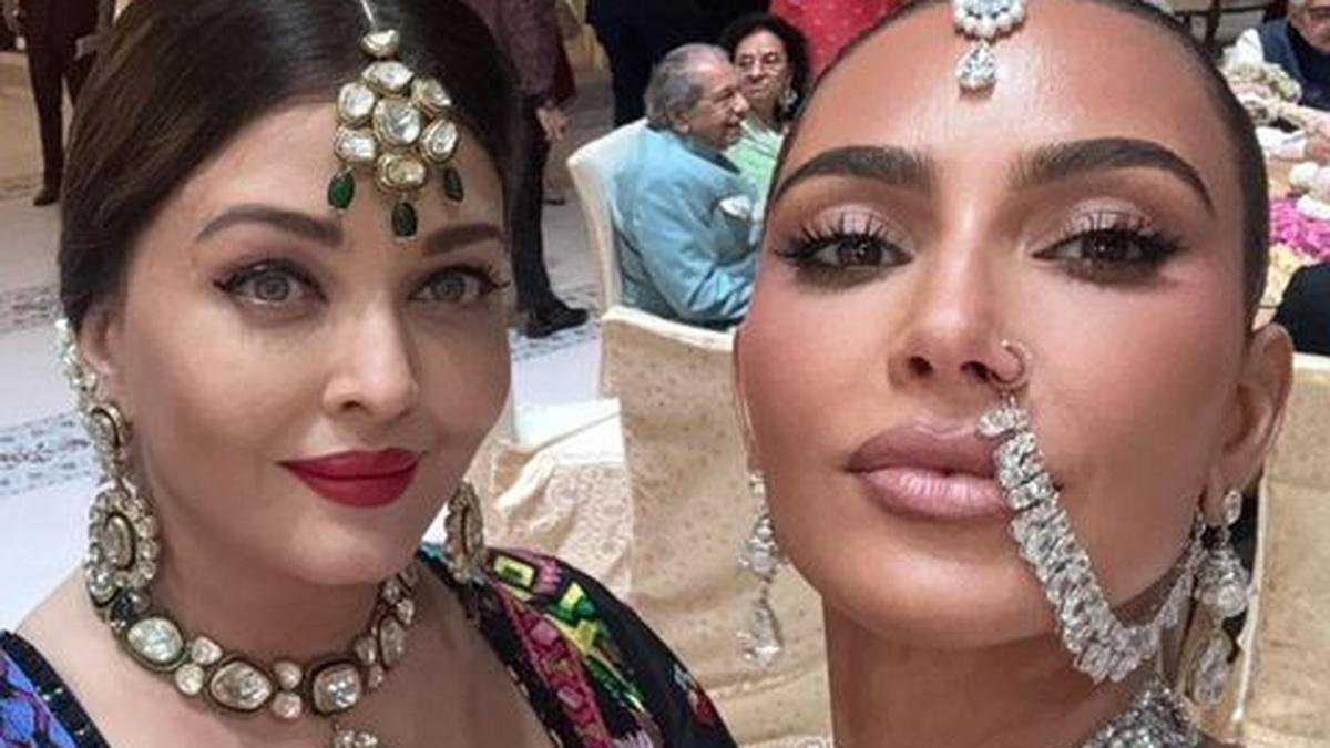 Kardashian sisters leave for US after Ambani wedding, Kim shares selfie with ‘queen’ Aishwarya Rai Bachchan