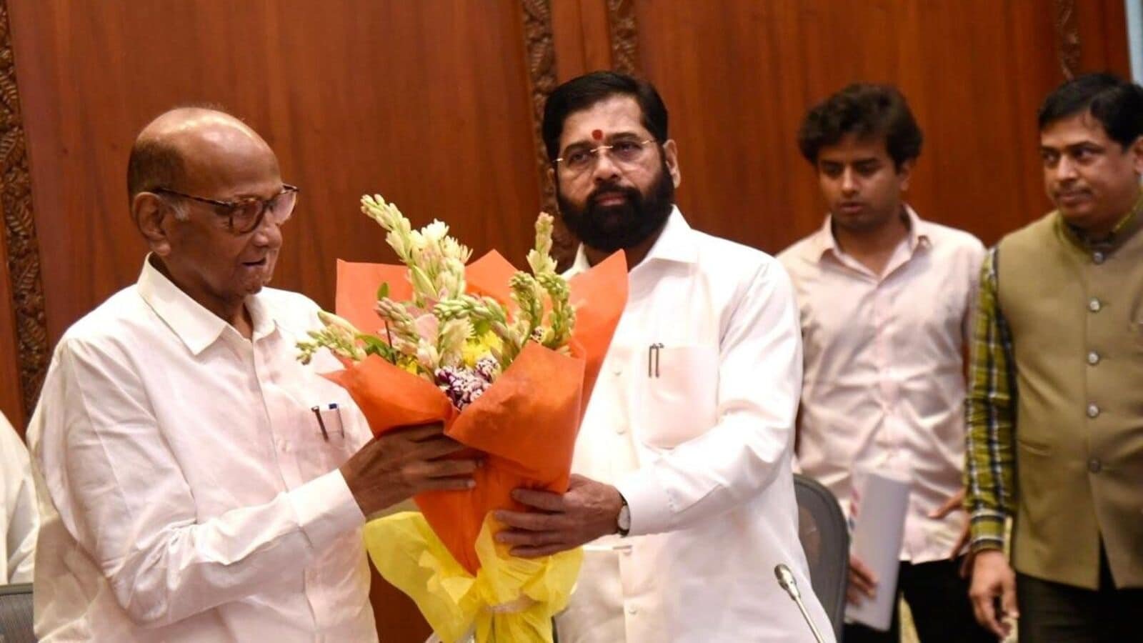 Maharashtra News: Sharad Pawar meets CM Eknath Shinde a day after Amit Shah’s ‘corruption mastermind’ jibe