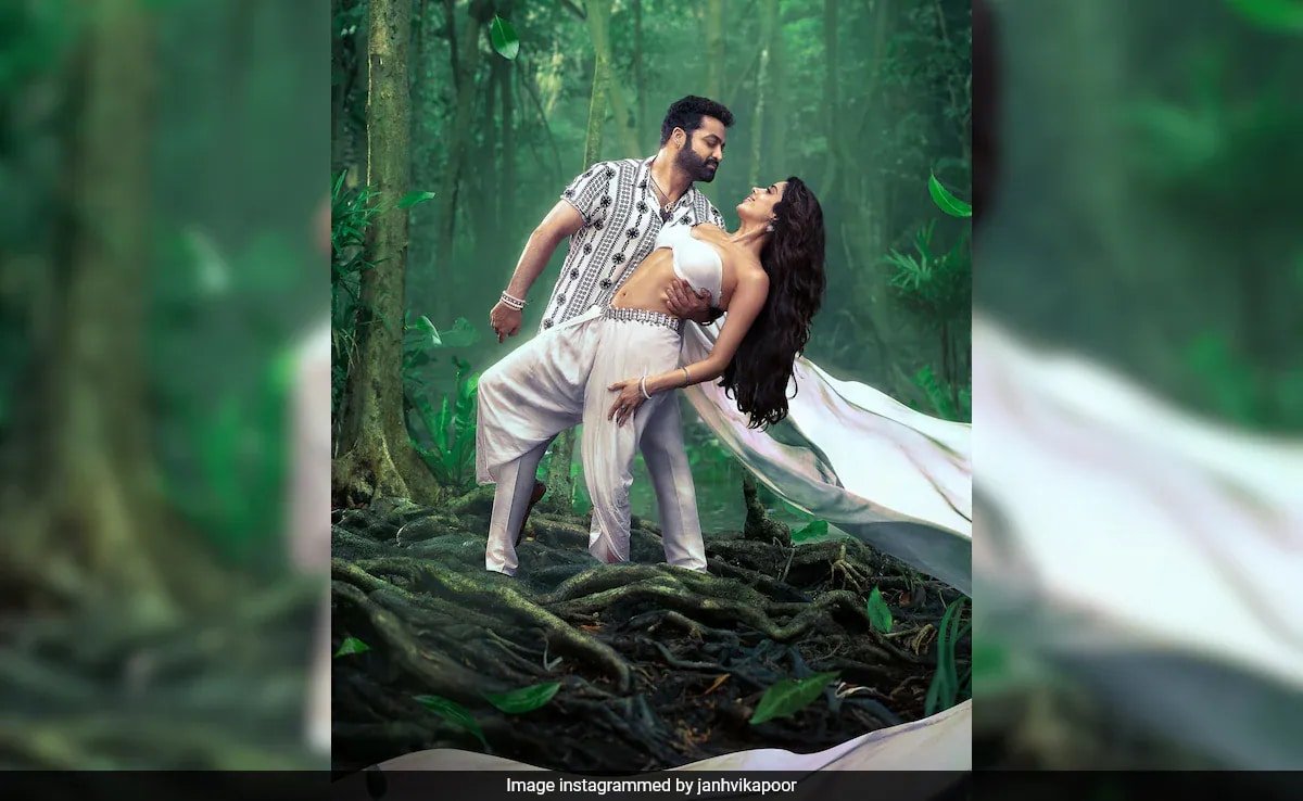 Jr NTR And Janhvi Kapoor Straight Out Of A Fairytale