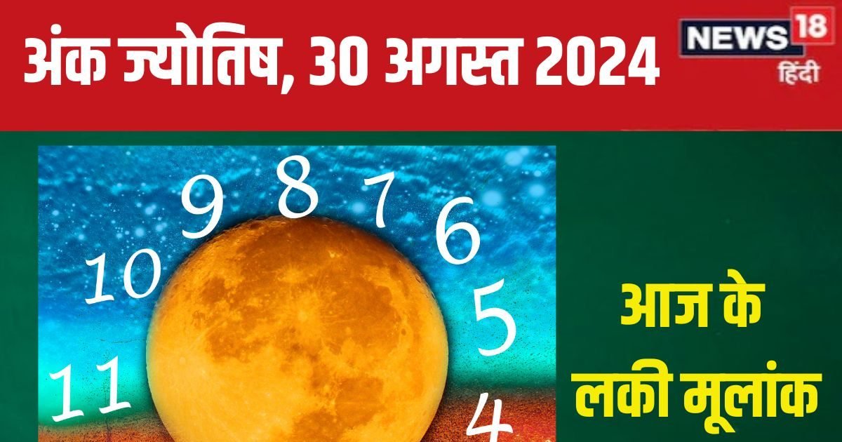 Ank Jyotish 30 August 2024: मूलांक 1 वालों का आज का दिन रहेगा उत्तम, पैसों की चिंता होगी खत्म! जानें अपना भविष्यफल