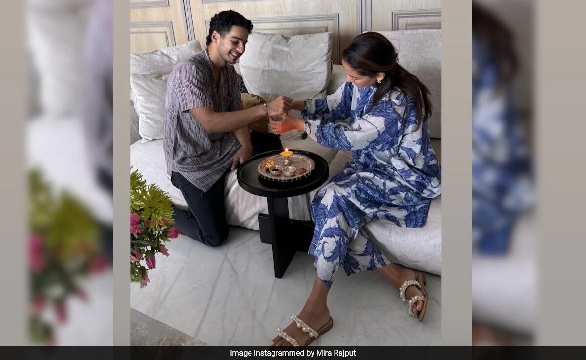 Mira Rajput Ties Rakhi To Brother-In-Law Ishaan Khatter. See Famjam Post