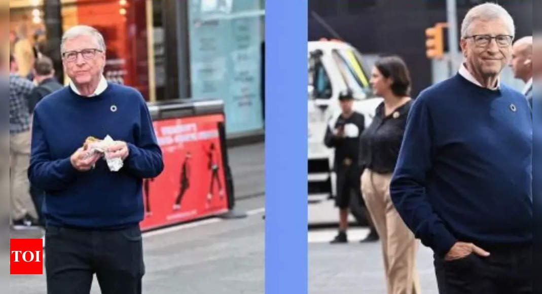 Bill Gates Enjoys a Hot Dog in Times Square, Shocking Fans Worldwide |