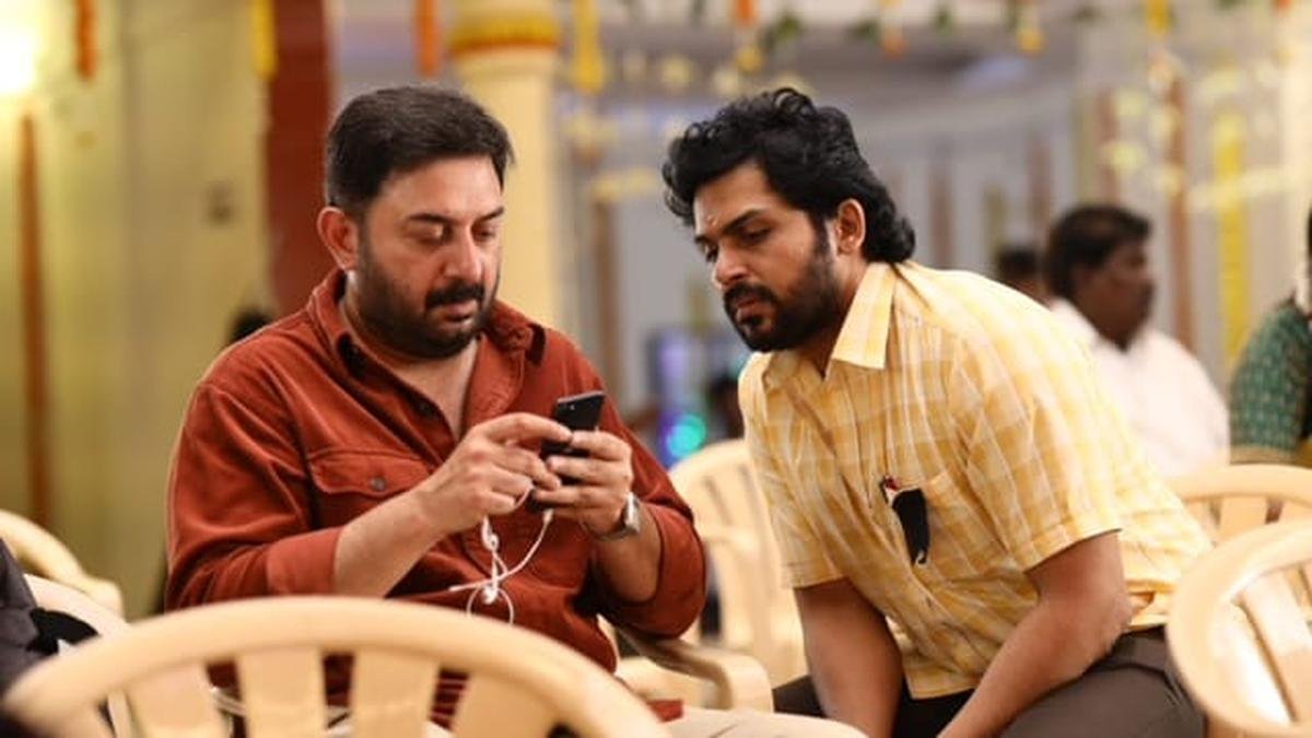 ‘Meiyazhagan’ movie review: Karthi and Arvind Swami shoulder this spirited bromance drama