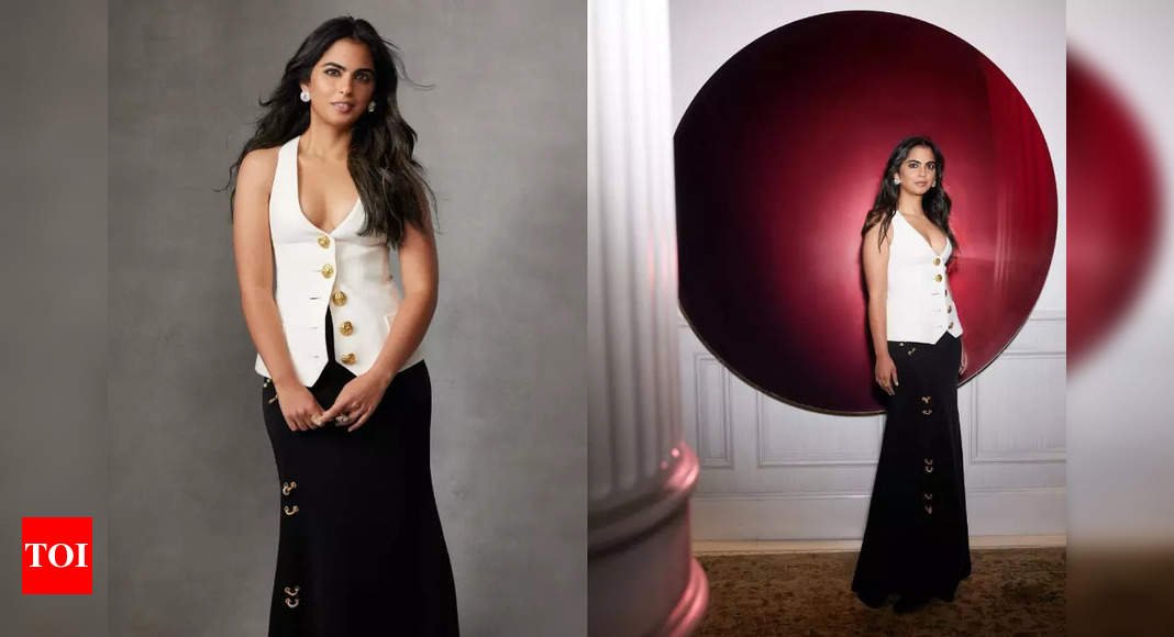 Isha Ambani turns heads in a gilet and skirt as she bags ‘Icon of the Year’ award