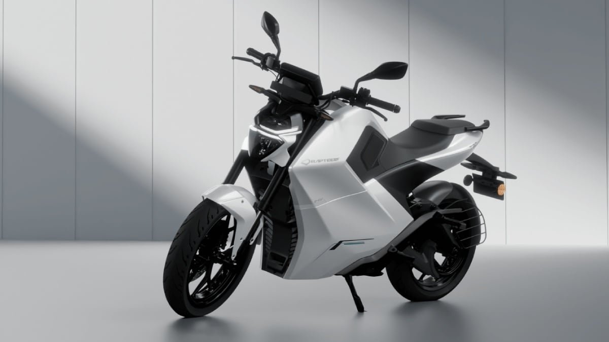 Raptee T30 Electric Motorcycle Price in India Rs 2.39 Lakh Launched Book 1000 INR 200 Km IDC Range Specifications