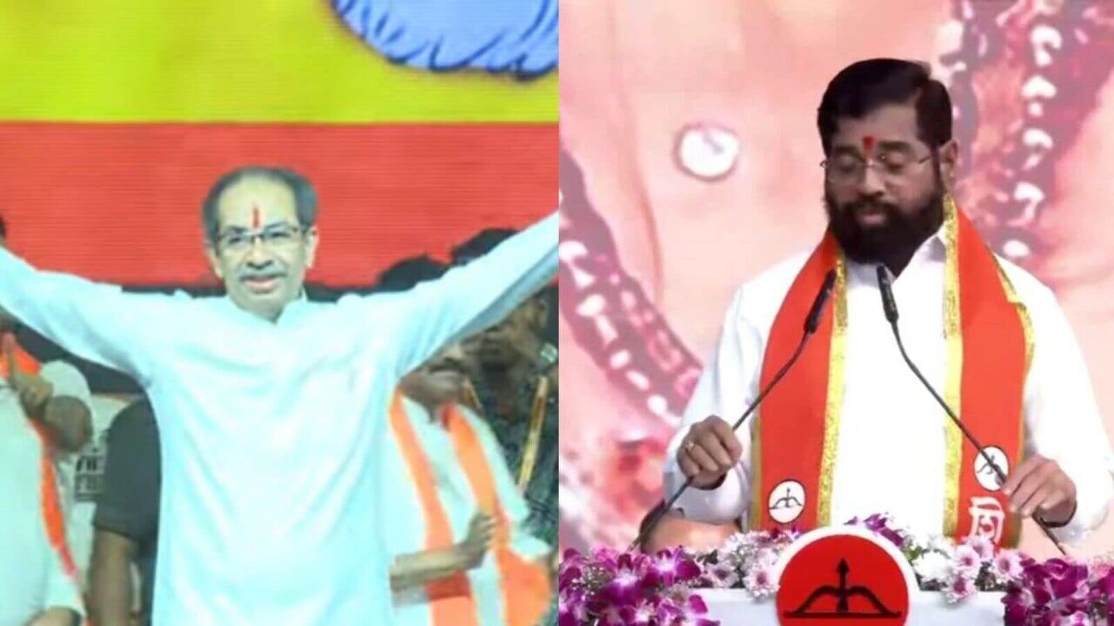 Thackeray vs Shinde ahead of Maha polls: CM says ’we freed Shiv Sena’, Uddhav quips ’ready to fight against corrupt…’