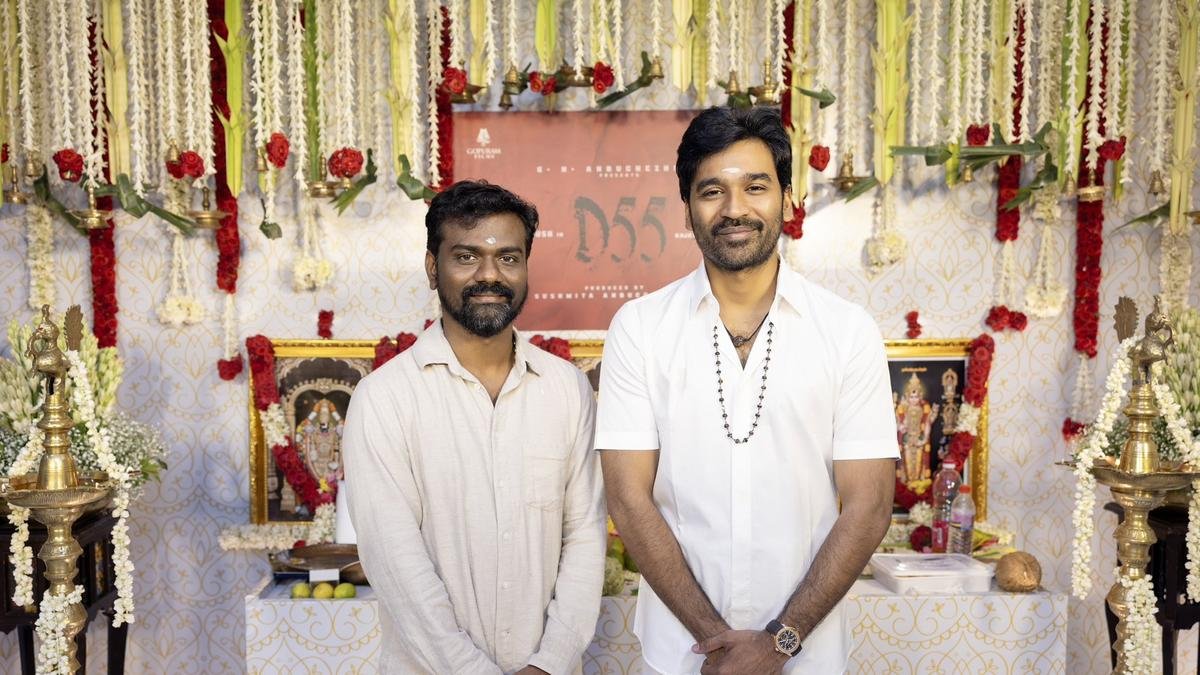 ‘D55’: Dhanush teams up with ‘Amaran’-maker Rajkumar Periasamy for his next; film goes on floors